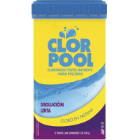 Pastillas Cloro Disolución Lenta Piscina Clorpool 1kg