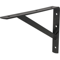 Escuadra Acero Reforzada Estante 50cm Negra FIERO