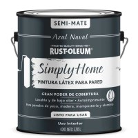 Pintura Látex Interior Azul Naval Simply Home 3,785lt