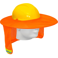 Protector Solar Plegable Para Casco Naranja TRUPER