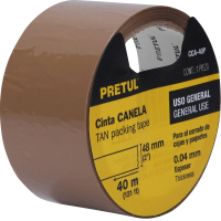 Cinta De Empacar Marrón 48mm x 40mt Pretul Pack 6