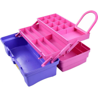 Caja Para Maquillaje Juguete Violeta Rosada PRETUL