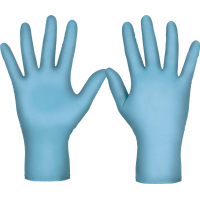 Guantes Descartables Nitrilo Azul 0.1mm Slender