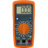 Multímetro Tester de Corriente Digital Truper MUT-33