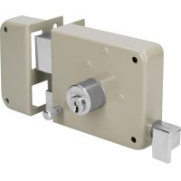 Cerradura sobreponer puerta izquierda Hermex Basic CS-75IP