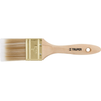 Pincel Cerda Sintética Blanca 2'' Mango Madera Truper