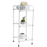 Estantería Organizador 3 Estantes Acero Blanco Maxeb
