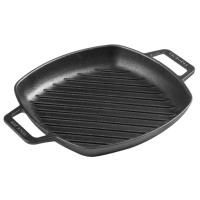 Sartén Grill Cuadrado 25x25 cm Hierro Esmaltado Victoria