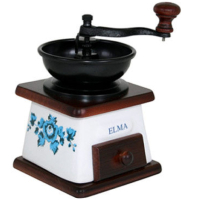 Molino Para Café Cerámica Oscura Artesanal Elma