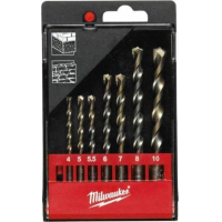 Kit 7 Mechas Mampostería 4 A 10mm Milwaukee