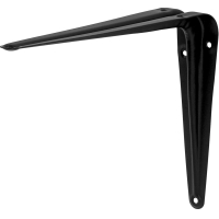 Escuadra Acero Estante 15cm x 20cm Negro FIERO