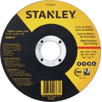 Disco de Corte para Metal 115mm x 1mm Stanley STA8061