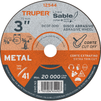 Disco Corte Metal 75mm Amoladora Neumática Truper