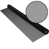 Tejido Mosquitero Fibra De Vidrio Negro Ancho 120cm