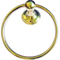 Toallero Baño Tipo Argolla Bronce 150mm Ab Brass