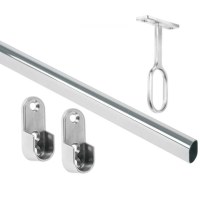 Caño Oval Para Placard 3mt Hermex TO-530