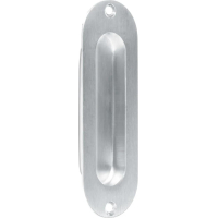 Jaladera Corbin Ovalada Inox Cromo Mate 120mm Hermex Jale-32