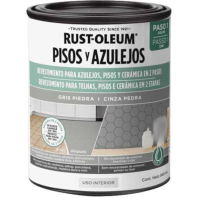 Pintura Para Pisos Azulejos Gris Piedra Rust Oleum