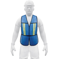 Chaleco de Seguridad Azul Pretul CHS-200A