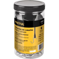Juego 6 Pulpos Elásticos Caucho Pretul TENS-6 