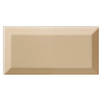 Cerámica Pared Ladrillo Biselado 10x20cm Blanco Brillante Ribesalbes