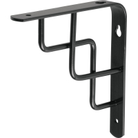 Escuadra Acero Estante 15cm Escalera Negra FIERO
