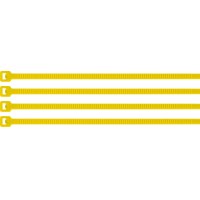 Precinto Collarín Plástico 30cm x 4.5mm Amarillo Volteck CIN-5030A