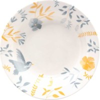 Plato Hondo 22cm Cerámica Bem-te-vi Oxford