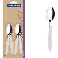 Juego 12 Cucharas De Té Tramontina Ipanema Blanco 23367/980