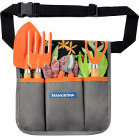 Kit Herramientas Jardín Tijera Pala Guantes Tramontina