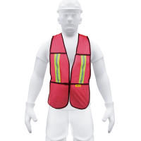 Chaleco Seguridad Rojo Reflectivo Pretul CHS-200R