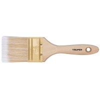 Pincel Cerda Blanca 2 1/2'' Corte Recto Truper BRT-2-1/2S (Unidad)