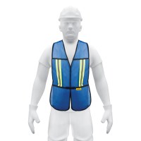 Chaleco de Seguridad Azul Reflectivo Pretul CHS-200A