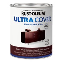 Esmalte Al Agua Marrón Brillante Ultra Cover Rust Oleum 946ml