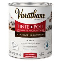 Tinte Para Madera + Poliuretano Nogal Oscuro Varathane 946ml