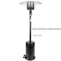 Estufa supergas hongo pintada
