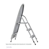 Tabla para planchar con escalera de 3 escalones