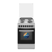 Cocina Eléctrica 4 Discos Eléctricos y Convección Inox 50x60 Enxuta CENX5548I