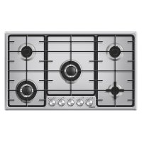 Anafe de Empotrar con 5 Hornallas a Gas Inox con Hierro Fundido Enxuta AENX5952