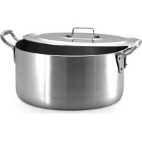 Olla Baja Con Asas Aluminio 51lt Super Hotel Oliveira 5066