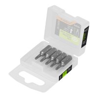 Puntas Atornillador Torx Con Seguro T10 x 1'' Truper PUDE-6110 Estuche x 5 