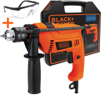 Taladro Percutor 550W + Maleta Black Decker HD555K