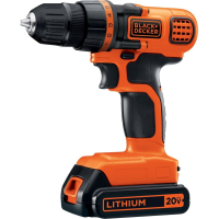 Taladro Atornillador Black Decker 20V Batería Litio + Punta
