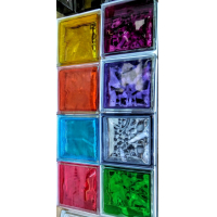 Ladrillo de Vidrio NUBE Colores Intensos