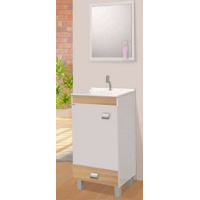 Mueble Blanco Baño  Con Bacha, Espejo Y Griferia  ¡¡Oferta!!