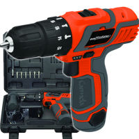 Taladro Atornillador Con Percutor 2 Baterías Litio 12V Gladi