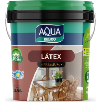 Pintura Latex Premium Antibacterial Belco Aqua 3,6 LT