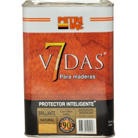 Laca para Madera Exterior 1lt Petrilac 7 Vidas