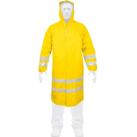 Pilot Impermeable Lluvia PVC Amarillo Reflectivo Truper