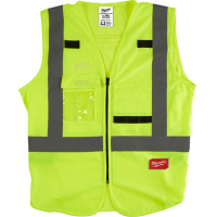Chaleco Amarillo Reflectivo Con 10 Bolsillos Milwaukee